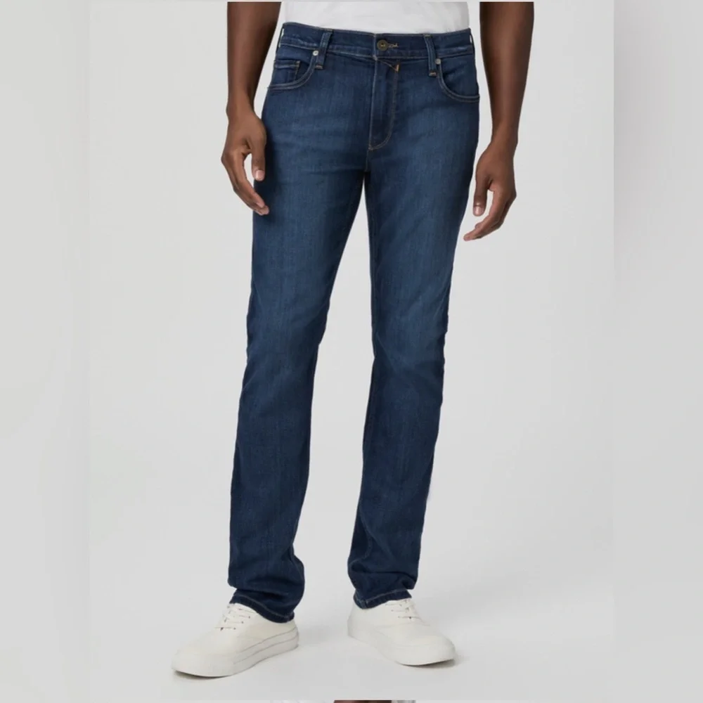 PAIGE Federal Slim Straight Jeans Transcend Denim Size 30x33.5 NWT